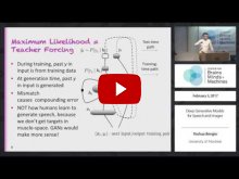 Embedded thumbnail for Deep Generative Models for Speech and Images